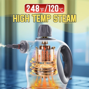 Nettoyeur vapeur portable LQ260924 Shopify Droshipping Suu66, réservoir de 500 ml, nettoyage en profondeur, 19 accessoires |   Puissant : Facilement - Product Image 2