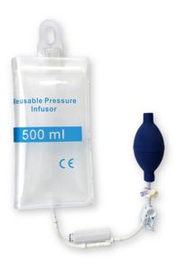 Sac d'infusion de pression manuelle réutilisable en TPU transparent de 500 ml avec infuseur de pression à jauge à Piston - Product Image 2