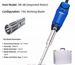 Homogénéiseur portable avec moteur avancé, avec tête de distribution en option, capable de gérer des échantillons de 0,2 à 150 ml - Product Image 4
