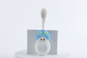 Mordedor de dientes personalizado seguro para bebés, cepillo de silicona para limpieza de lengua y Palo <span class=keywords><strong>Molar</strong></span>, mordedor de bebé sin BPA, juegos de 2 uds. - Product Image 2