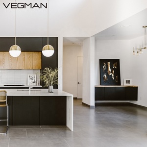 Sang trọng hiện đại thông minh đảo bảng tùy chỉnh tủ bếp lưu trữ sang trọng đá cẩm thạch Laminate Countertop vòi nước bản lề ngăn kéo giỏ - Product Image 5