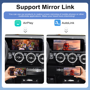 وحدة لاسلكية لتشغيل Apple CarPlay وAndroid Auto وMirrorLink وAirPlay مع التحكم الصوتي لسيارات مرسيدس بنز الفئة A W177 NTG6.0 2018-2022 - Product Image 3