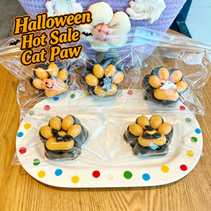 Juguete Antiestrés de Patita de Gato para Halloween, Textura de Lodo Súper Suave, Venta al por Mayor, Juguete Blandito para Apretar - Product Image 1
