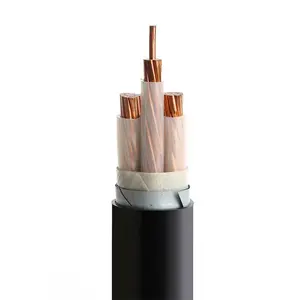 600/1000V 3 Phase 4 Core Low Voltage XLPE PVC Insulated Armoured Flexible Power Cable Electric Cable Suppliers YJV22-0.6/1KV