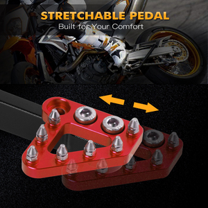 Pédale de frein NICECNC antidérapante épaissie à grande surface de contact pour GasGas 700 SM/ES <span class=keywords><strong>2022</strong></span> 2023 2024 701 <span class=keywords><strong>Enduro</strong></span> Supermoto <span class=keywords><strong>690</strong></span> <span class=keywords><strong>Enduro</strong></span> R - Product Image 4