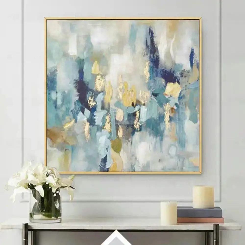 Woonkamer Decor Muurkunst Huisdecoratie 100% Handgeschilderd Canvas Modern Groot Abstract Op Maat Gemaakt Handgemaakt Olieverfschilderij