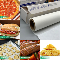 Papier sulfurisé en rouleau pour four, double face, enduit de silicone, antiadhésif, résistant à la chaleur, qualité alimentaire, 5 cm x 30 cm, pour cuisine et pâtisserie, vente en gros
