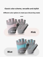 Nouvelles manchettes de sport demi-doigts en polyester, anti-callosités, antidérapantes, résistantes à l'usure, modèle d'été, pour activités de plein air, cyclisme, course à pied et sports de roche