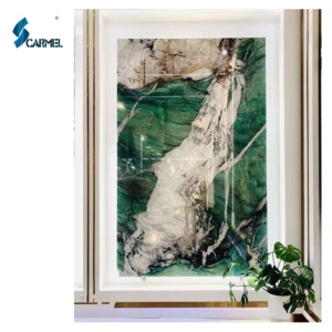 Encimera de Cocina de Cuarcita Verde <span class=keywords><strong>Gaultier</strong></span> Grande, Losa de Cuarcita Verde Botánica - Product Image 2
