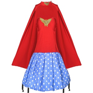 Costume de la série télévisée <span class=keywords><strong>Supergirl</strong></span> pour femmes, robe de costume de bande dessinée Wonder Woman, corset - Product Image 5