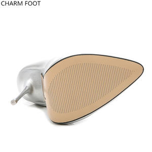 फैशन नुकीला बड़े आकार सेक्सी लड़कियों धातु कटार पहने उच्च ऊँची एड़ी के जूते - Product Image 6