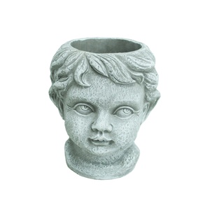 OEM personalizzabile cina esterno vaso di fiori con testa di Buddha faccia <span class=keywords><strong>belle</strong></span> fioriere - Product Image 3
