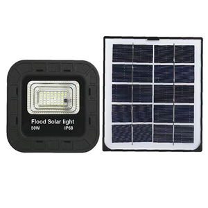 Flood <b>Solar</b> Light 50W IP68 Outdoor LED Wall Mount <b>Lighting</b> - Product Image 1