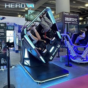Herovr 9D VR ghế đôi giả lập Máy chơi game mới nhất cho Giáo Dục Gia đình sử dụng ngoài trời cho công viên giải trí trong nhà - Product Image 1