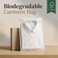 Sacs en papier biodégradables écologiques pour vêtements avec impression en héliogravure, plusieurs tailles pour l'emballage de vêtements et de chaussures