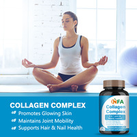 Cápsulas de Colágeno Complejo OEM/ODM 6 en 1, Productos de Apoyo para Articulaciones y Belleza, Promueven una Piel Radiante, Suplemento Dietético, 90 Cápsulas