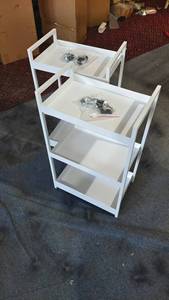 Carrito Auxiliar Metálico Moderno de Tres Niveles con Ruedas para Equipos de Salón de Belleza y Uso en Talleres - Product Image 6