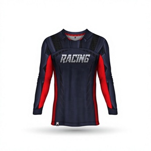 Venta al por mayor de fábrica, camiseta de deportes de motor, diseño de Polo, impresión por sublimación, ropa de carreras, atuendo ligero de alta tecnología, camisetas de carreras - Product Image 1
