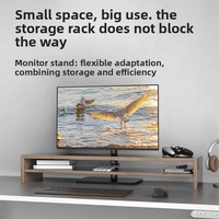 Nouveau support de bureau en acier laminé à froid robuste, prix direct usine, compatible VESA 75x75 100x100 pour moniteurs de 14 à 43 pouces, capacité 15 kg, approvisionnement en gros