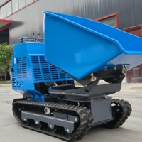 Mini-chargeuse sur chenilles hydraulique basculante compacte diesel à chenilles en caoutchouc pour la construction agricole - Vente en gros