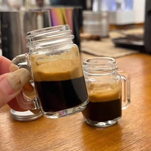 35ml Mini Glass Sealed Bottle 2_4_6Pcs Portable Empty Jar <b>Jam</b> Honey Coffee Concentrate Milk Juice Leakproof Lid for Gifts - Product Image 3