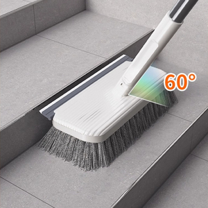 <span class=keywords><strong>Brosse</strong></span> métallique en acier inoxydable pour le <span class=keywords><strong>nettoyage</strong></span> de la maison <span class=keywords><strong>Brosse</strong></span> de sol pour piscine extérieure en mousse <span class=keywords><strong>Brosse</strong></span> à grattoir en acier à long manche - Product Image 5