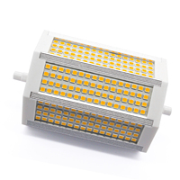 Ampoule LED à double extrémité 50W J118, dimmable, R7S, corps en aluminium, alimentation CA, CRI 80, 110-240V