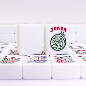 American <b>Mahjong</b> <b>Set</b> 30mm 166pcs Melamine Tiles Jewish Community Style Spanish Version <b>Mahjong</b> for Home Party Gift - Product Image 2