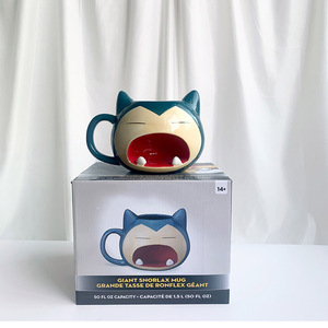 Mug à café 3D Snorlax <span class=keywords><strong>de</strong></span> grande capacité 1000 ml, tasse à eau en céramique <span class=keywords><strong>de</strong></span> dessin animé, tasse à thé au lait créative, cadeau pour enfants, garçons et filles - Product Image 5