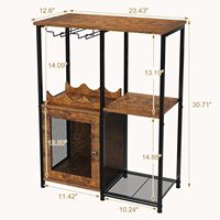 Meuble de bar d'angle pour la maison, mini bar, armoire à liqueurs, table de bar pour pub à domicile, vacances