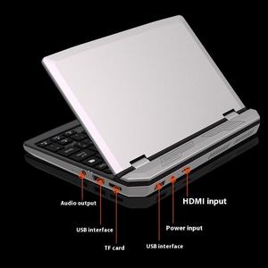 Giá tốt nhất 7 inch Mini Pocket PC 2 trong 1 máy tính xách tay kích thước nhỏ máy tính xách tay tiếng Anh Bàn phím 12g 128/256/512GB 1TB Túi máy tính xách tay - Product Image 4