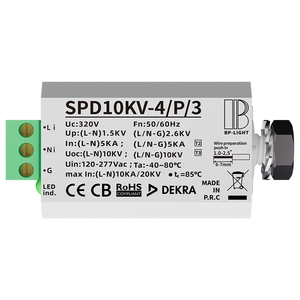 AC T2+T3 230V/275V/277V/320V 5-10kA Überspannungsschutz für LED-Leuchten Überspannungsschutzgeräte Überspannungsschutz <span class=keywords><strong>SPD</strong></span> - Product Image 1