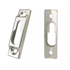 Loquet de porte et fenêtre en alliage d'aluminium, crochet de verrouillage, support de verrouillage, boucle convexe pour porte coulissante en verre, accessoires de quincaillerie - Product Image 2