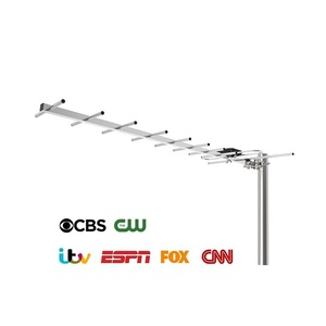 Antena de TV para Exteriores de Largo Alcance, Antena HD DVB-T Digital Amplificada, Material de Aluminio y Plástico para Uso en Exteriores - Product Image 1