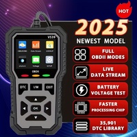 Escáner OBD2 V539 2025 Actualizado, Lector de Códigos de Falla de Automóvil con Alimentación USB para Vehículos con Protocolo OBD II de 1996 en Adelante, Incluidos Camiones, Herramientas de Diagnóstico