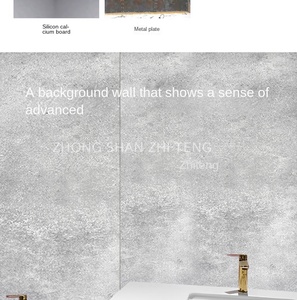 Panel de pared para interior y exterior de piedra Flexible, tablero de textura 3D de piedra <span class=keywords><strong>suave</strong></span>, tablero de fondo decorativo MCM, travertino impreso - Product Image 5