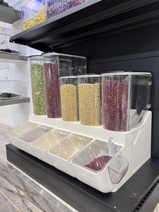 Dispenser a Gravità in Acrilico Trasparente per Alimenti Sfusi - Ideale per l'Arredamento di Negozi di Caramelle - Product Image 4