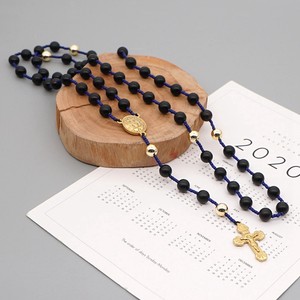 Go2boho Collar con colgante de <span class=keywords><strong>cruz</strong></span> para hombre Collares de ónix - Product Image 3