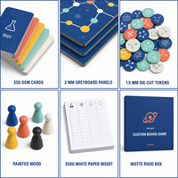 Jeu de société d'exploration scientifique en carton personnalisé, durable, écologique et recyclable, avec impression sur mesure et boîte magnétique pour la salle de classe