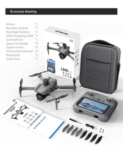 โดรน L300 Ultra Optical Flow พับได้ หลบหลีกสิ่งกีดขวาง กล้อง Gimbal GPS Brushless FPV RC สำหรับผู้เริ่มต้น - Product Image 3