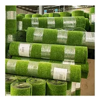Оптовая продажа, дешевый искусственный газон с футбольным ландшафтом, украшение для сада, зеленая мягкая искусственная трава, синтетика