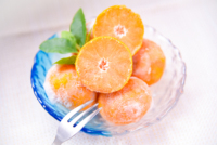 Natuurlijke frisheid Mikan Mandarijn, bevroren exotisch citrusfruit voor diverse toepassingen