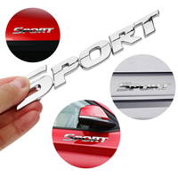 Autocollant de logo de voiture de course sportive 3D, emblème, badge, décalcomanie, accessoires en métal pour le style de la voiture