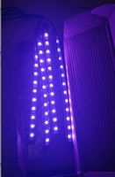 Bande lumineuse LED d'ambiance pour voiture, couleurs magiques, effet de défilement, 12V, modèle TD-247, 5W, rythme musical modifié, vente chaude
