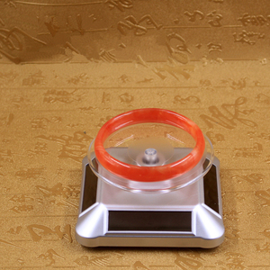 Bán lẻ 360 độ xoay <span class=keywords><strong>Turntable</strong></span> Nước hoa hiển thị đứng năng lượng mặt trời Powered trang sức hiển thị đứng - Product Image 4