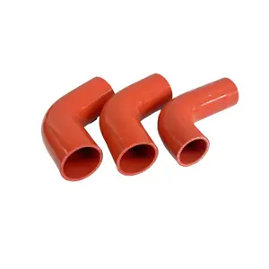 Car retrofit durable high temperature and high pressure gas pipe connectors turbocharged elbow 90 degree silicone tube