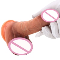 Pénis réaliste de grande taille de 10,23 pouces de couleur marron de haute qualité avec ventouse puissante, grand gode pour la masturbation féminine