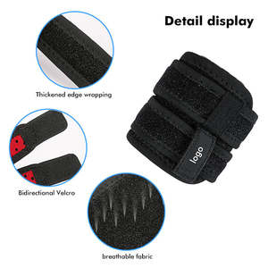 واقيات رسغ رياضية احترافية أربطة مزدوجة لورق المعصم مضغوطة قابلة للضبط حماية رسغ - Product Image 3