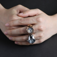 Montre à bracelet élastique numérique à quartz rétro hip-hop mini, motif géométrique incrusté de diamants, pour fête, cadeau d'anniversaire