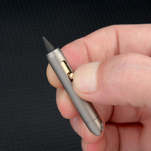 Pensil mekanis Titanium 1.0mm ultra-ringan, pena pulpen tanpa tinta logam tahan lama selamanya dapat dihapus gambar sketsa - Product Image 5